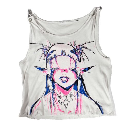 White Zesty Tanktop cropped M